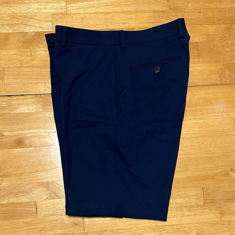 Van Heusen Men's Navy Dress Trousers